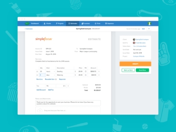 Ballpark interface screenshot.